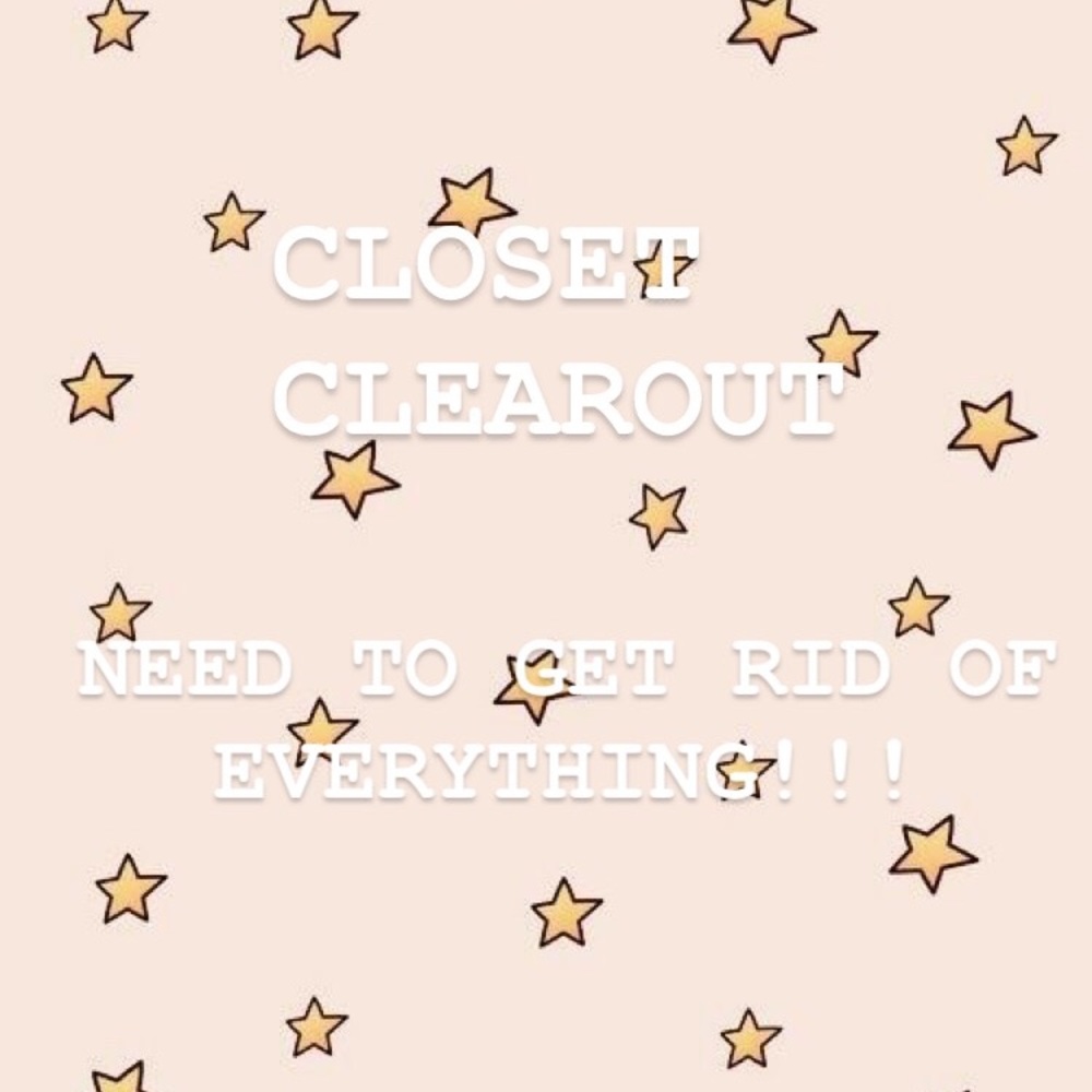 CLOSET CLEAROUT!!! ACCEPTING ALMOST ALL OFFERS